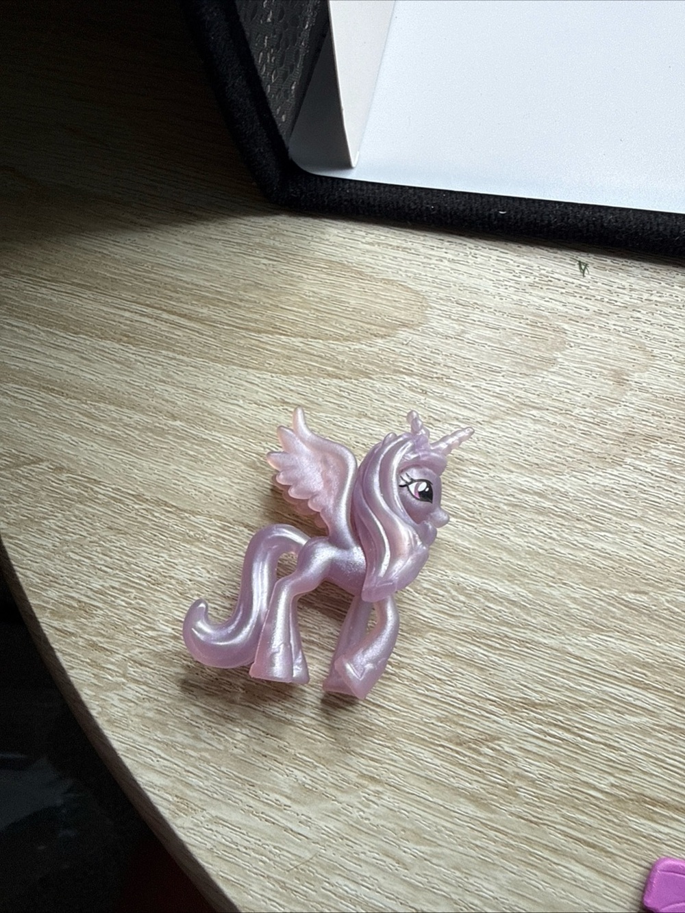 Hasbro Sparkle Pink Unicorn Pegasus Figure - Shimmery Pink